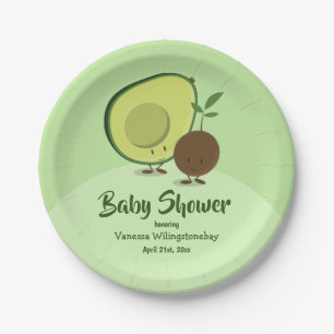Plato De Papel Personaje de dibujos animados Baby Shower del