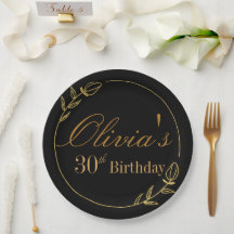 Personaliza Cumpleaños con Marco Dorado