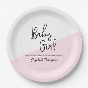 Plato De Papel Personalización de la moda Placas de ducha para ni