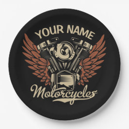 Plato De Papel Personalización de motocicletas motocicletas Autom