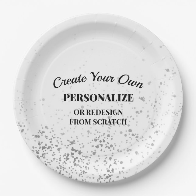 Plato De Papel Personalización o rediseño - Crear el propio (Anverso)