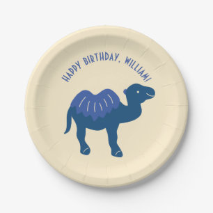 Plato De Papel Personalizada la fiesta de cumpleaños del camello
