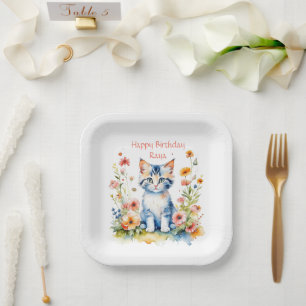 Plato De Papel Personalizada la fiesta de cumpleaños del Chica Li
