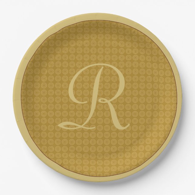 Plato De Papel personalizado (Anverso)