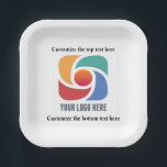 Plato De Papel Personalizado Añadir el Fiesta de su empresa con l<br><div class="desc">Sencilla y moda empresa fiesta placa de papel para una empresa o empresa moderna. Agregue el logotipo y el nombre de su personalizado corporativo.</div>