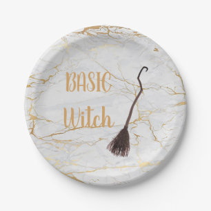 Plato De Papel Personalizado BASIC Broom Funny Guay Aesthetic Cut