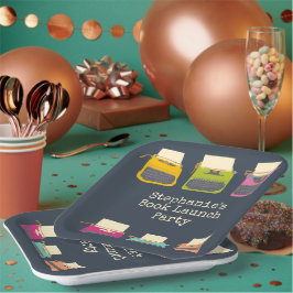 Plato De Papel Personalizado de lanzamiento del libro de máquinas