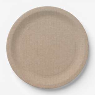 Plato De Papel Personalizado de plantilla de papel en blanco de K