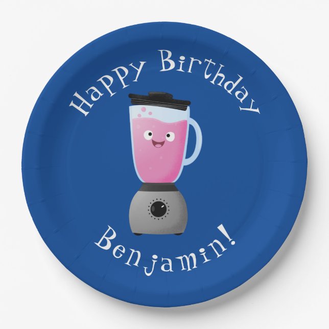 Plato De Papel Personalizado de utensilios de cocina para mezclad (Anverso)