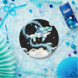 Plato De Papel Personalizado Pastel Encantado Cumpleaños del Tibu