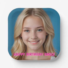 Plato De Papel Personalizado simple crea su propia placa de papel