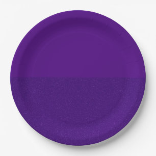 Plato De Papel Personalizado Split Matte & Purpurina Placa de pap