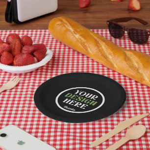 Plato De Papel personalizado, único, elegante y minimalista