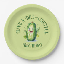Personalizado verde lindo Pickle Cumpleaños