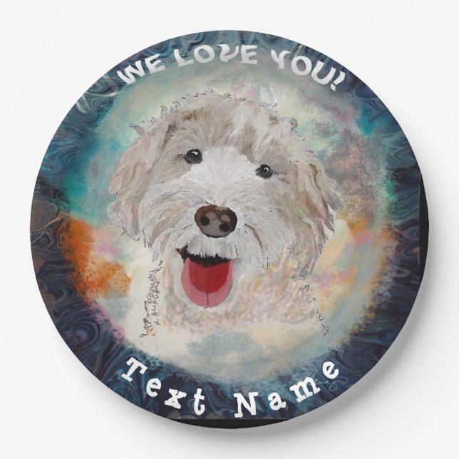 Plato De Papel Personalizar con su foto (Anverso)