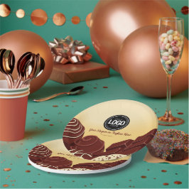 Plato De Papel Personalizar el negocio moderno del chocolate