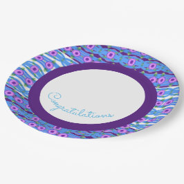 Plato De Papel Personalizar esta felicitación a cualquier ocasión