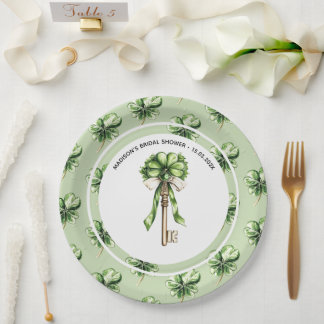 Plato De Papel Personalized St. Patrick’s Day Bridal Shower