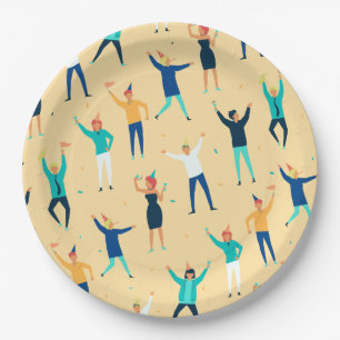 Plato De Papel Personas fiestas Confetti Placas de papel - Divers