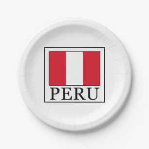 Plato De Papel Perú
