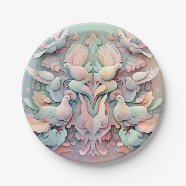 PLATO DE PAPEL PESAMENTE DESCENDIENTE " (Anverso)