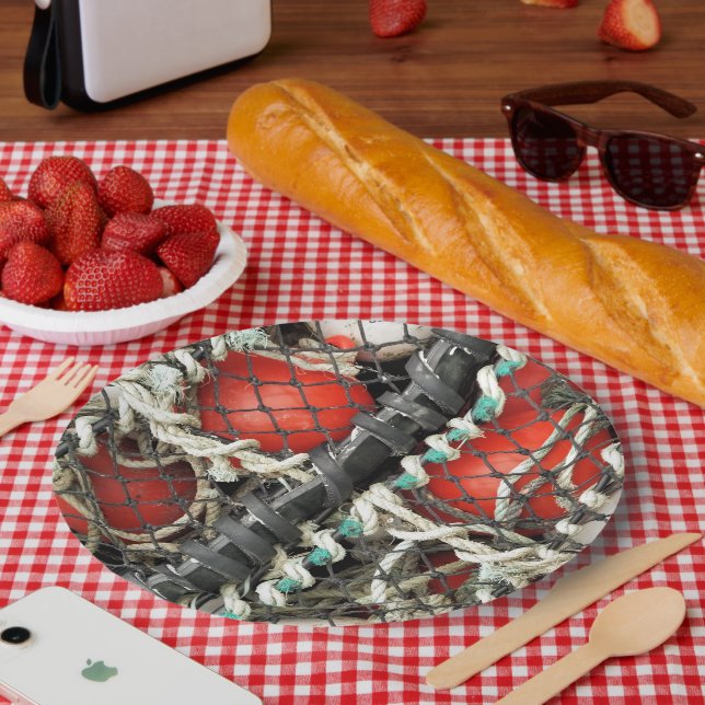 PLATO DE PAPEL PESCA (Picnic)