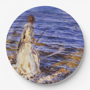 Plato De Papel Pesca chica (por John Singer Sargent)