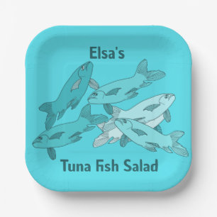 Plato De Papel Pescado