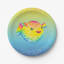 Plato De Papel Pescados del fumador