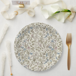 Plato De Papel Pétalos Indomables