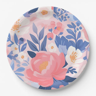 Plato de papel Petals & Picnic Collection