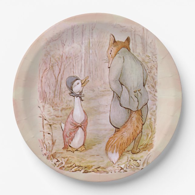 Plato De Papel Peter Rabbit (Anverso)