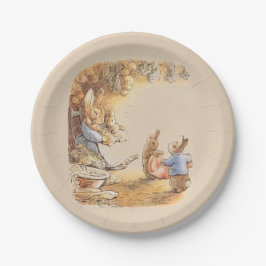 Plato De Papel Peter Rabbit 10 Placas de papel
