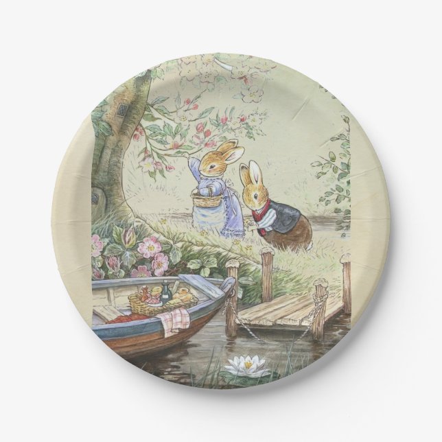 Plato De Papel Peter Rabbit 11 (Anverso)