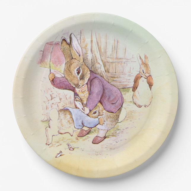 Plato De Papel Peter Rabbit 9 (Anverso)