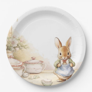 Plato De Papel Peter Rabbit Baby Shower