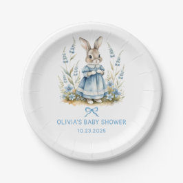 Plato De Papel Peter Rabbit Baby Shower Paper Plates