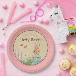 Plato De Papel Peter Rabbit | CHICA BABY SHOWER