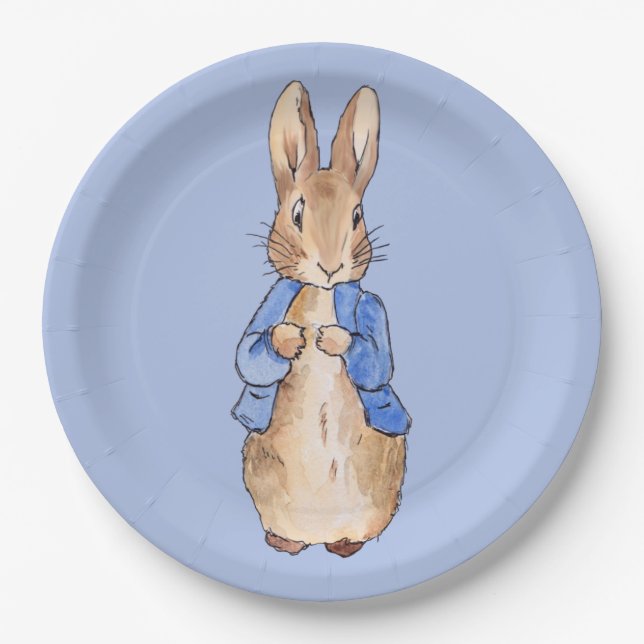 Plato De Papel Peter the Rabbit (Anverso)