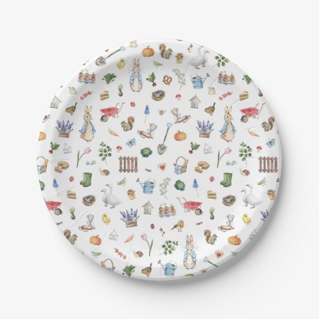 Plato De Papel Peter the Rabbit (Anverso)