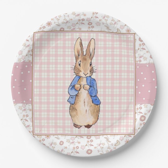 Plato De Papel Peter the Rabbit (Anverso)
