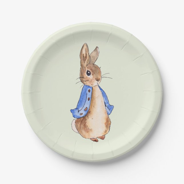 Plato De Papel Peter the Rabbit (Anverso)