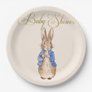 Plato De Papel Peter the Rabbit Baby Shower