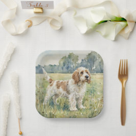 Plato De Papel Petite Basset Griffon Vandeen - PBGV