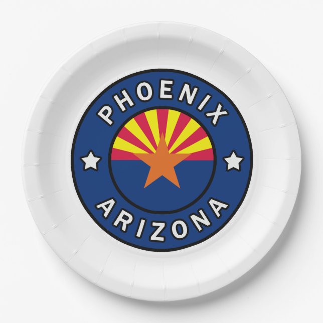 Plato De Papel Phoenix Arizona (Anverso)