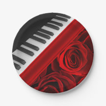 Piano y rosas