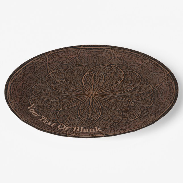 Plato De Papel Picado de chocolate (Angular)