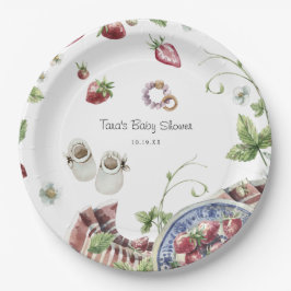 Plato De Papel Picnic de verano dulce | BABY SHOWER