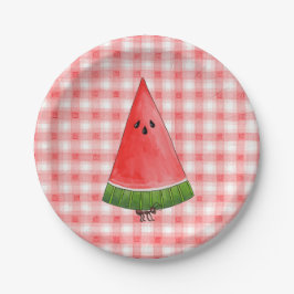 Plato De Papel Picnic Watermelon