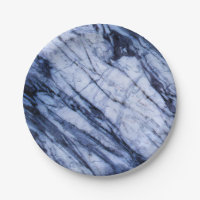 Piedra de mármol azul y blanco Roca remolino Moder